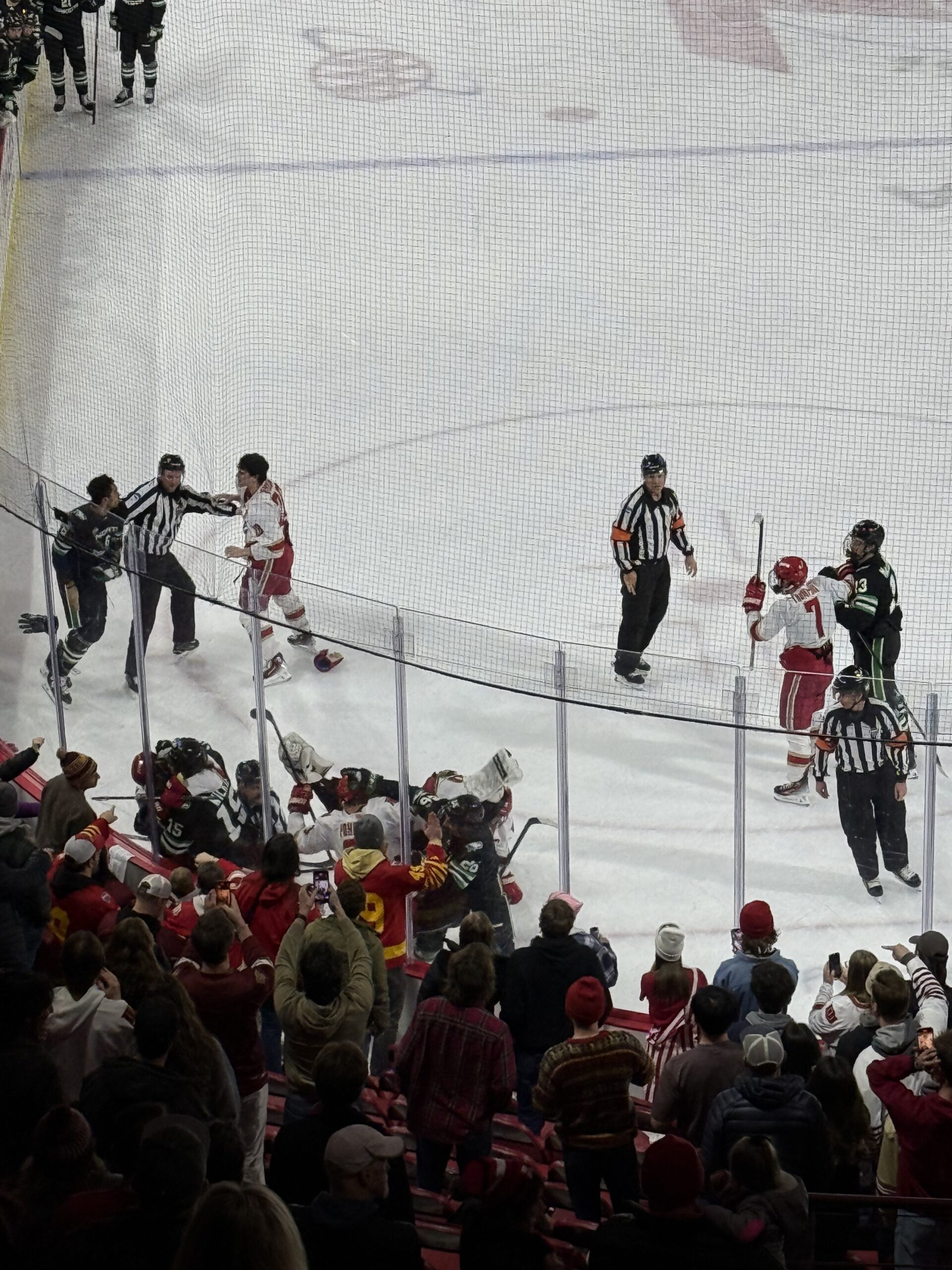 DU Fighting after the game